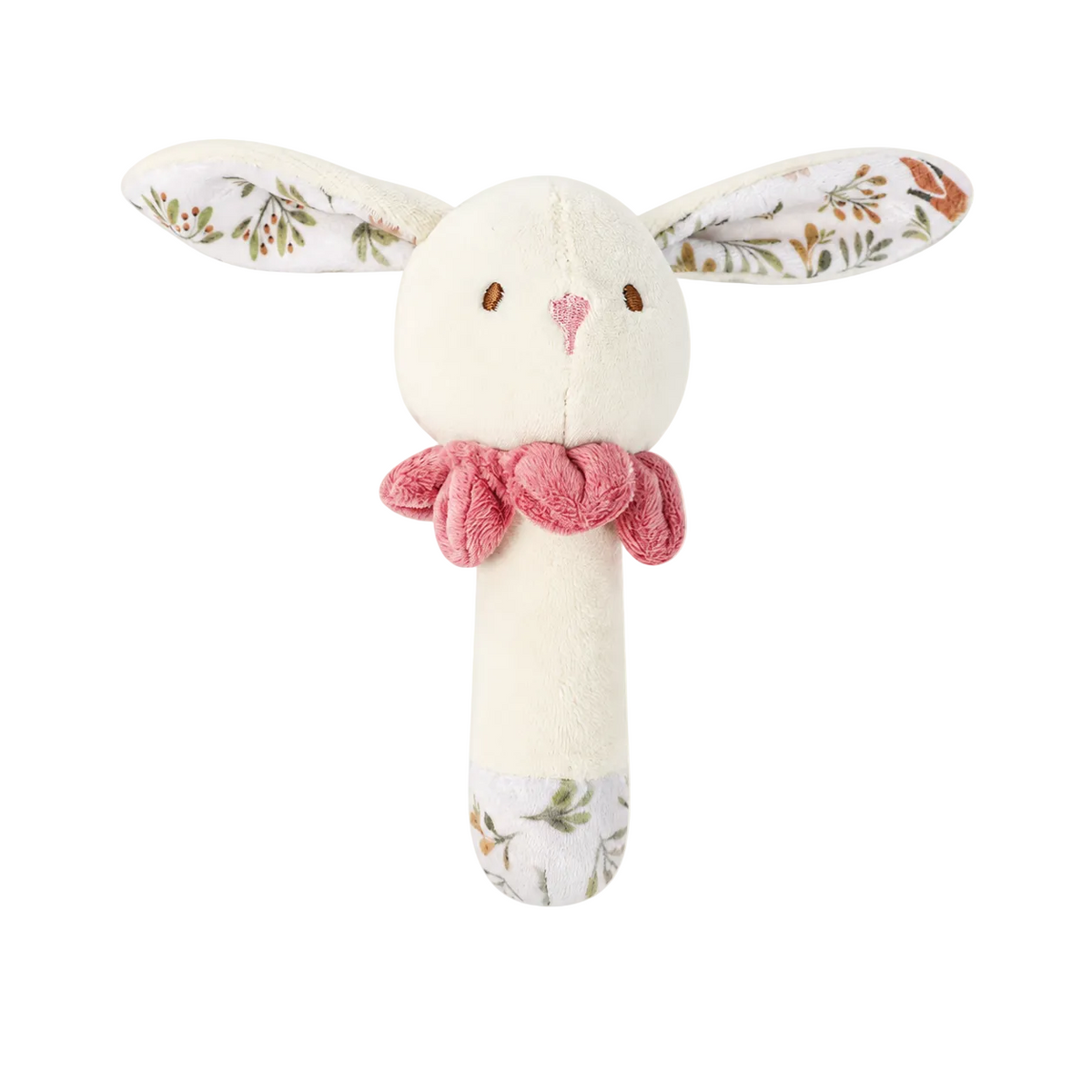 Hochet sonore lapin en peluche