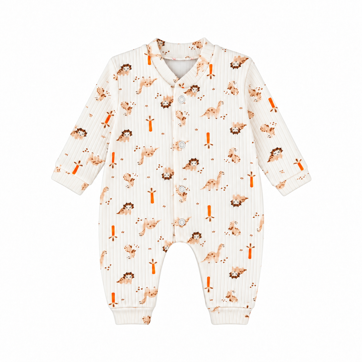 Grenouillère bébé garçon à motif dinosaures