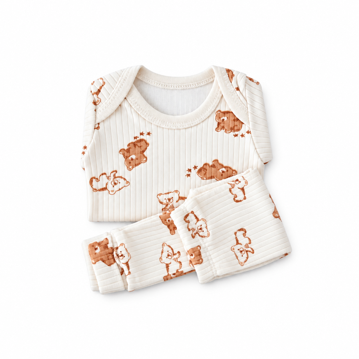 Ensemble bébé 2 pièces à motif oursons