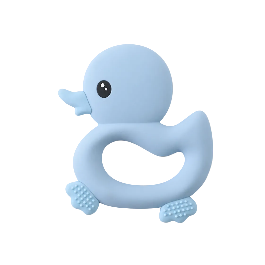 Anneau de dentition canard en silicone