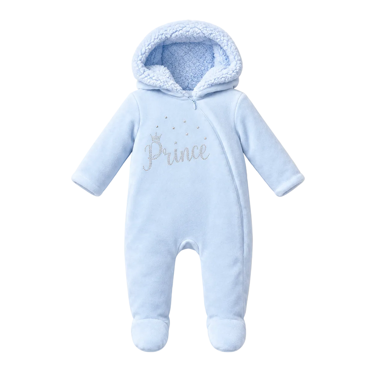 Combinaison bébé chaude en velours doublée