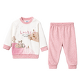 Pyjama bébé 2 pièces effet velours