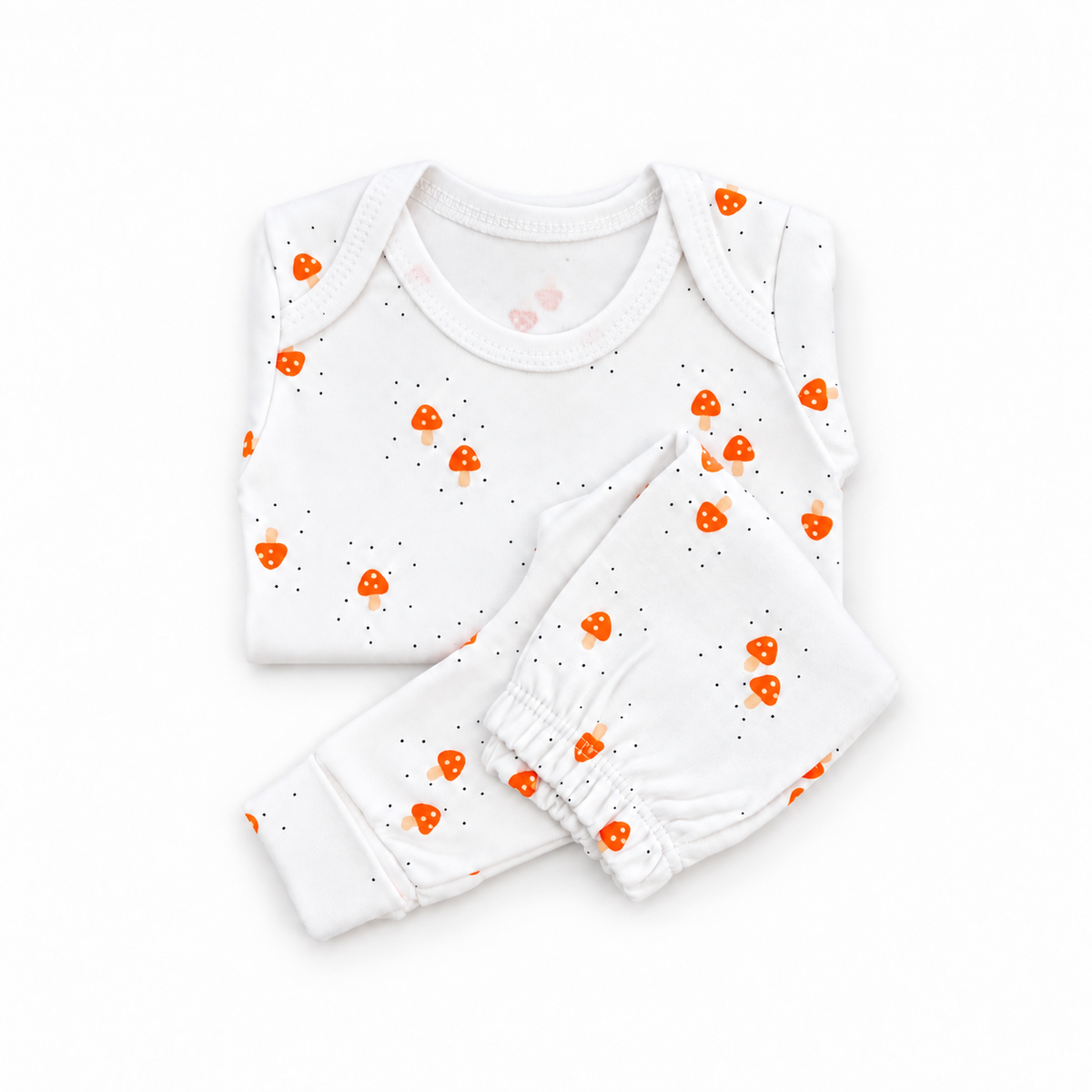 Ensemble bébé unisexe à motif champignons