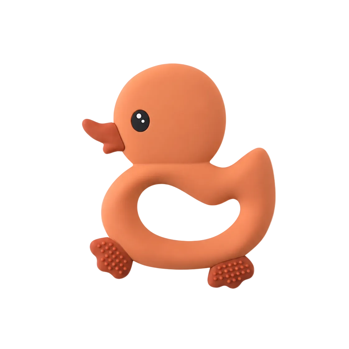 Anneau de dentition canard en silicone