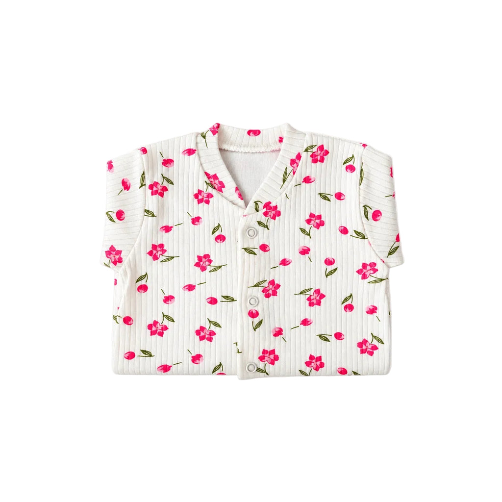 Strampler für Baby-Mädchen mit Blumenmuster