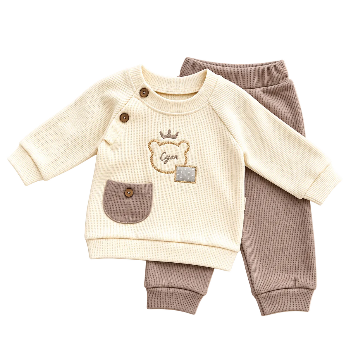Ensemble bébé garçon avec poches