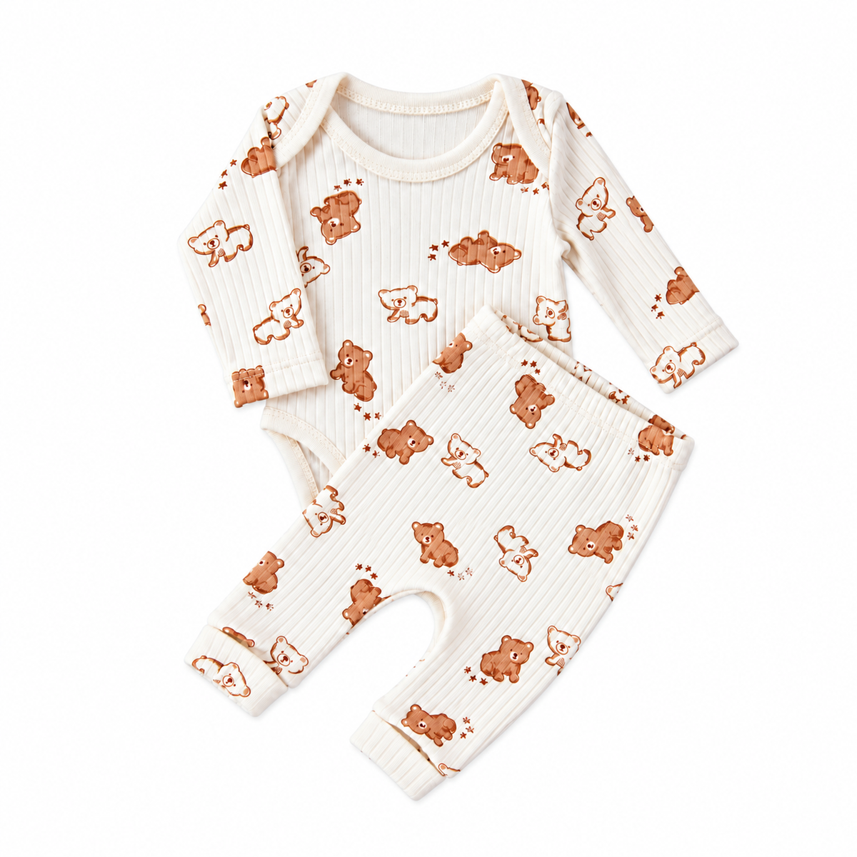 Ensemble bébé 2 pièces à motif oursons