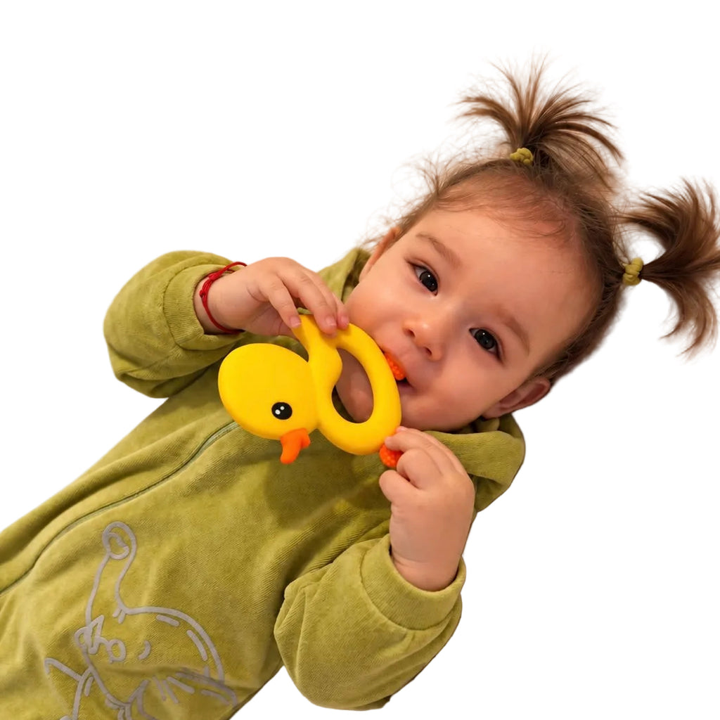 Combinaison bébé unisexe à capuche en coton biologique – Motif éléphant