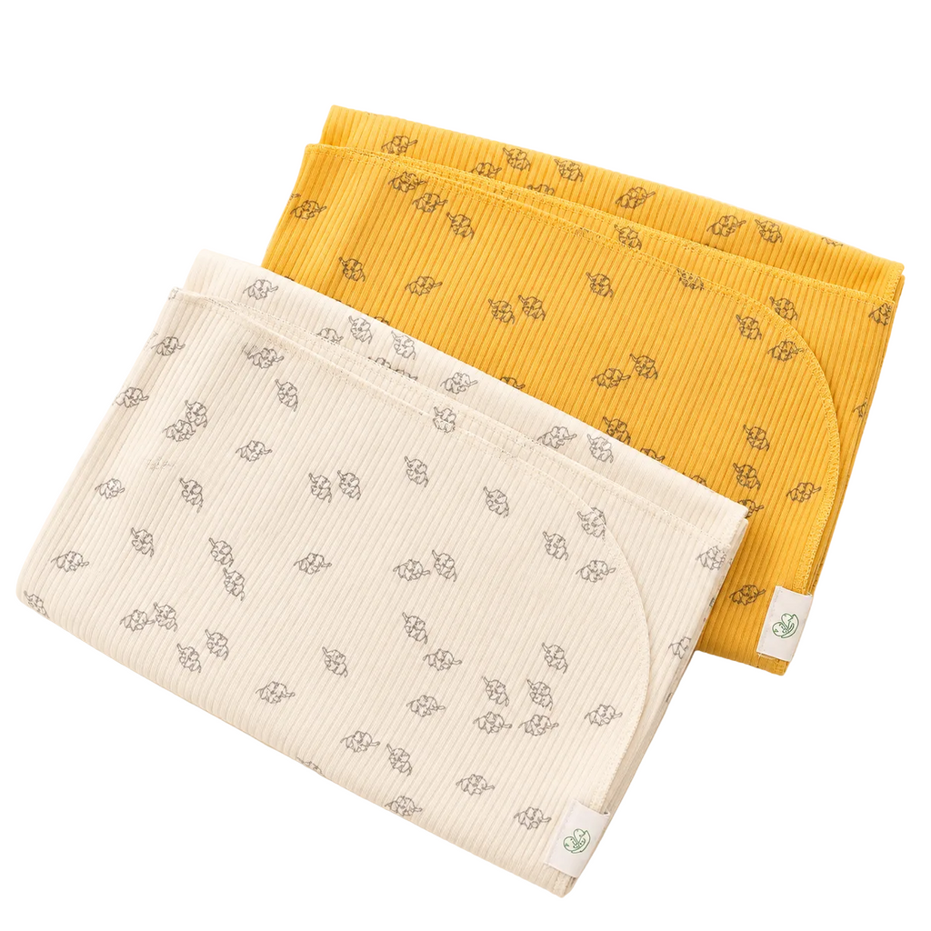 Couverture bébé en modal et coton biologique – 85 × 85 cm