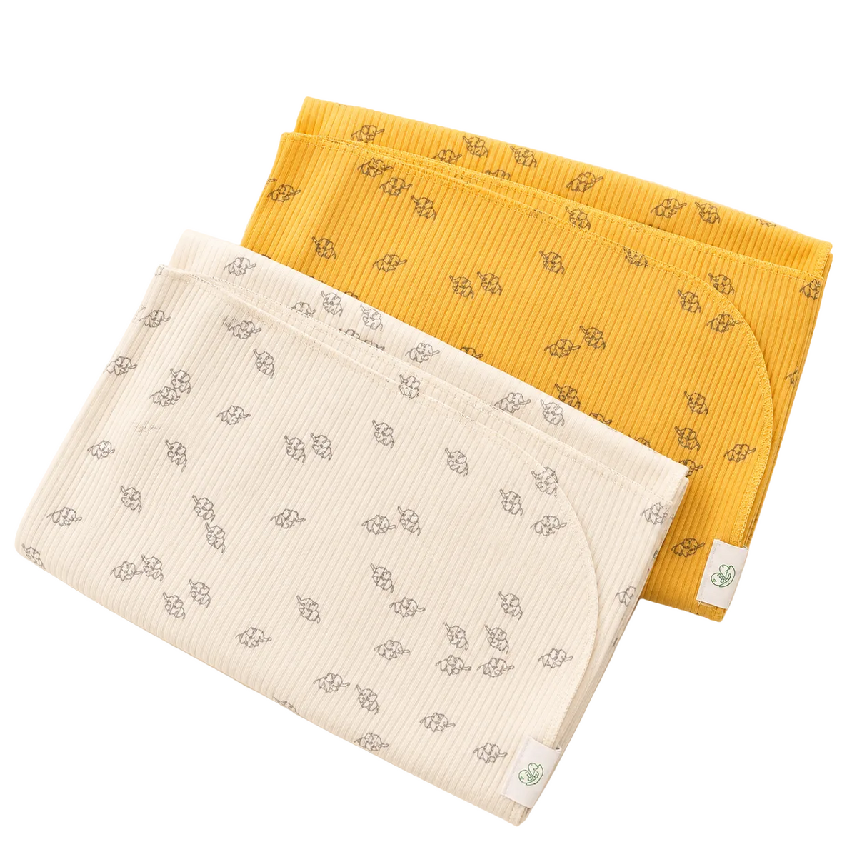 Couverture bébé en modal et coton biologique – 85 × 85 cm