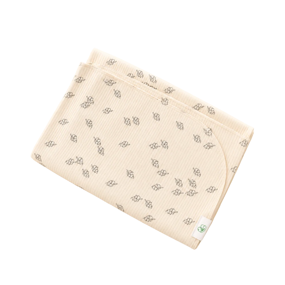 Couverture bébé en modal et coton biologique – 85 × 85 cm